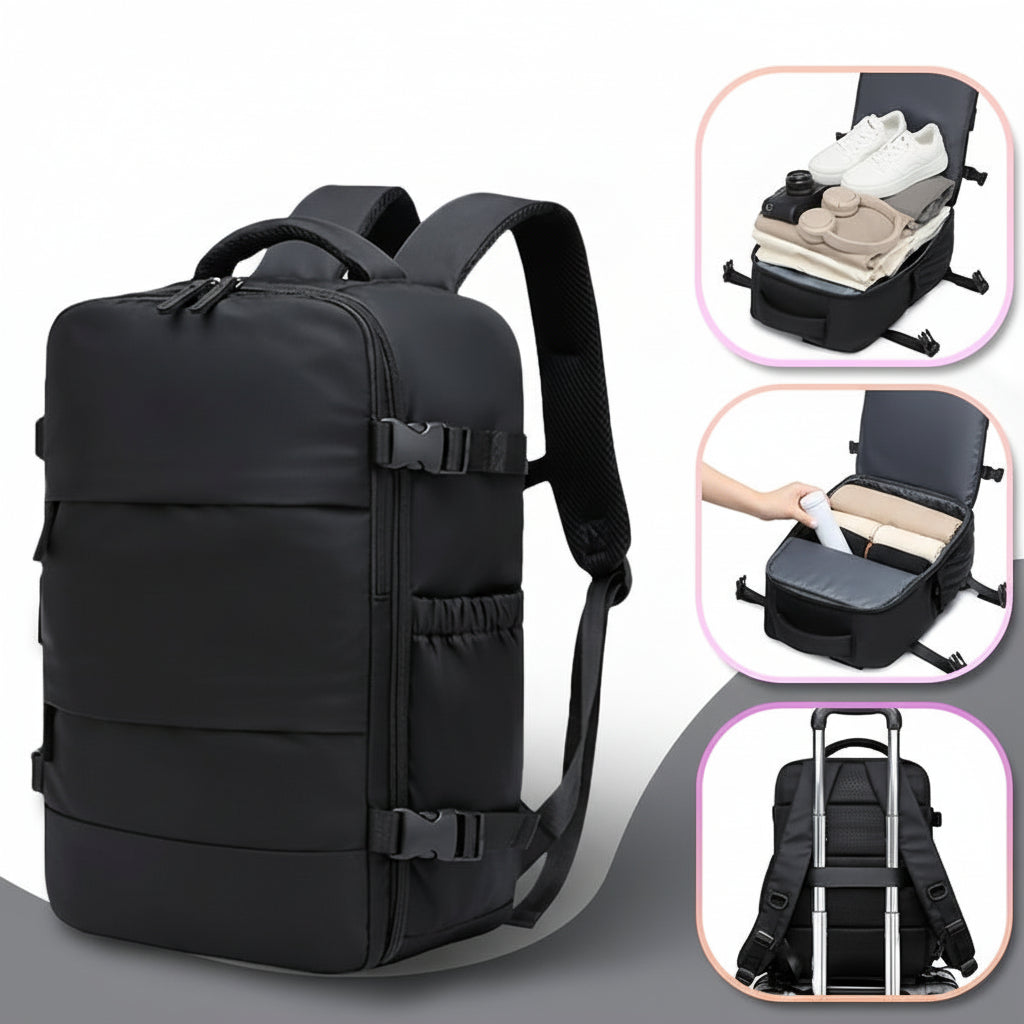 Compact Travel Vacuum Backpack Set for Effortless Packing