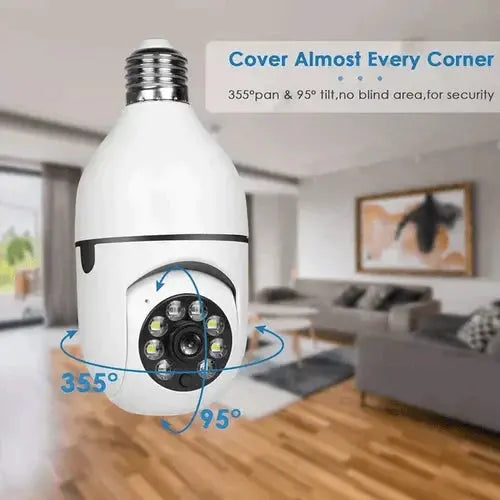 Surveillance Camera | 360° Pan Rotation | Night Vision and Motion Detection | HomeOrbit