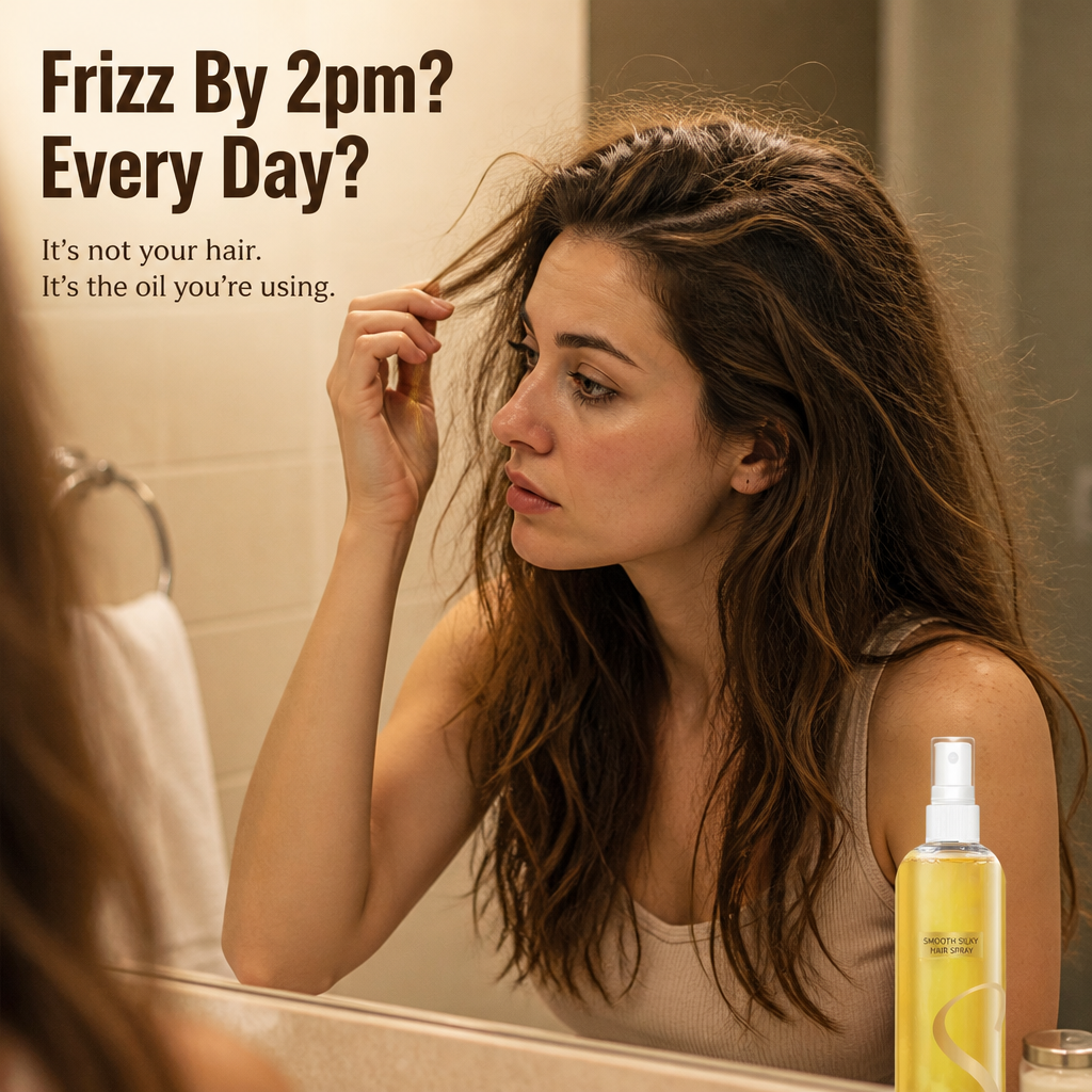 SilkBloom™ — Spray On Smooth, Frizz-Free Hair with All-Day Salon Scent