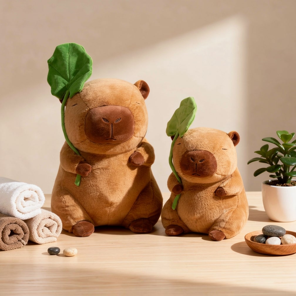 CuddleBuddy Capybara Plush Toy for All Ages