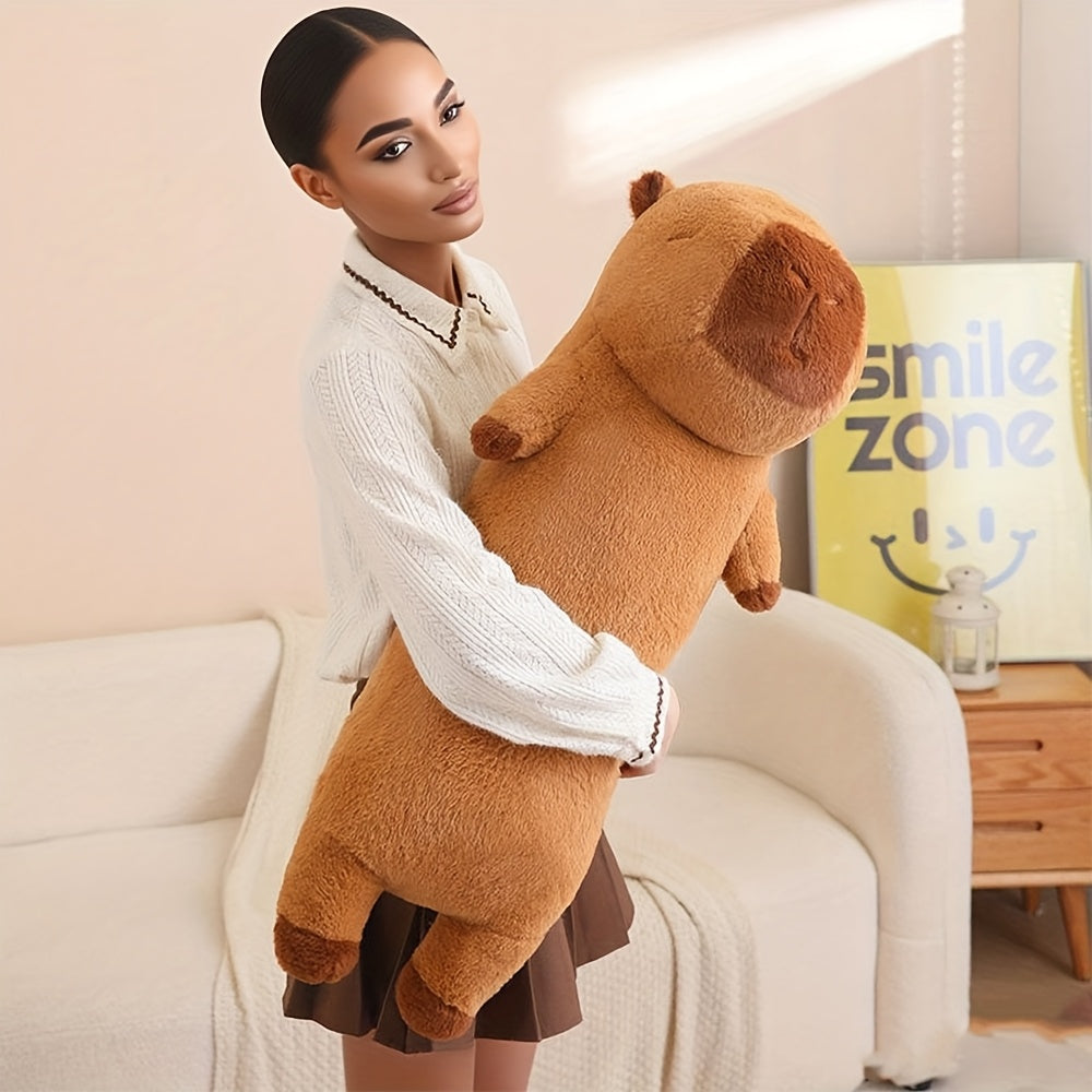 Serene Capybara Plush Toy | Comfort Companion for Relaxation