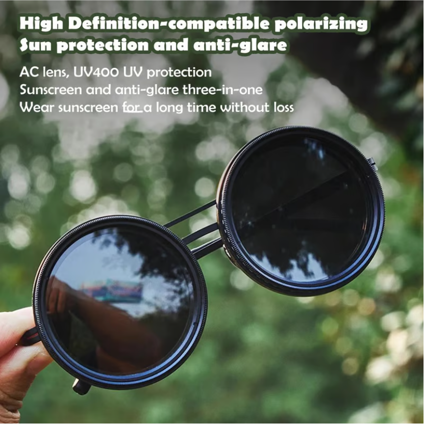 UV400 Protection Sunglasses with Adaptive Polarized Lenses