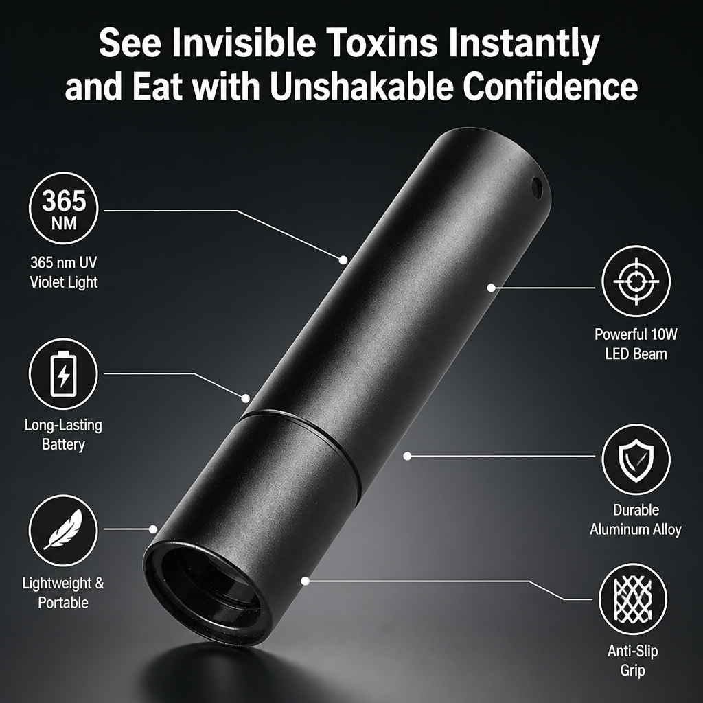 LumaSure™ — See Invisible Toxins Instantly and Eat with Unshakable Confidence