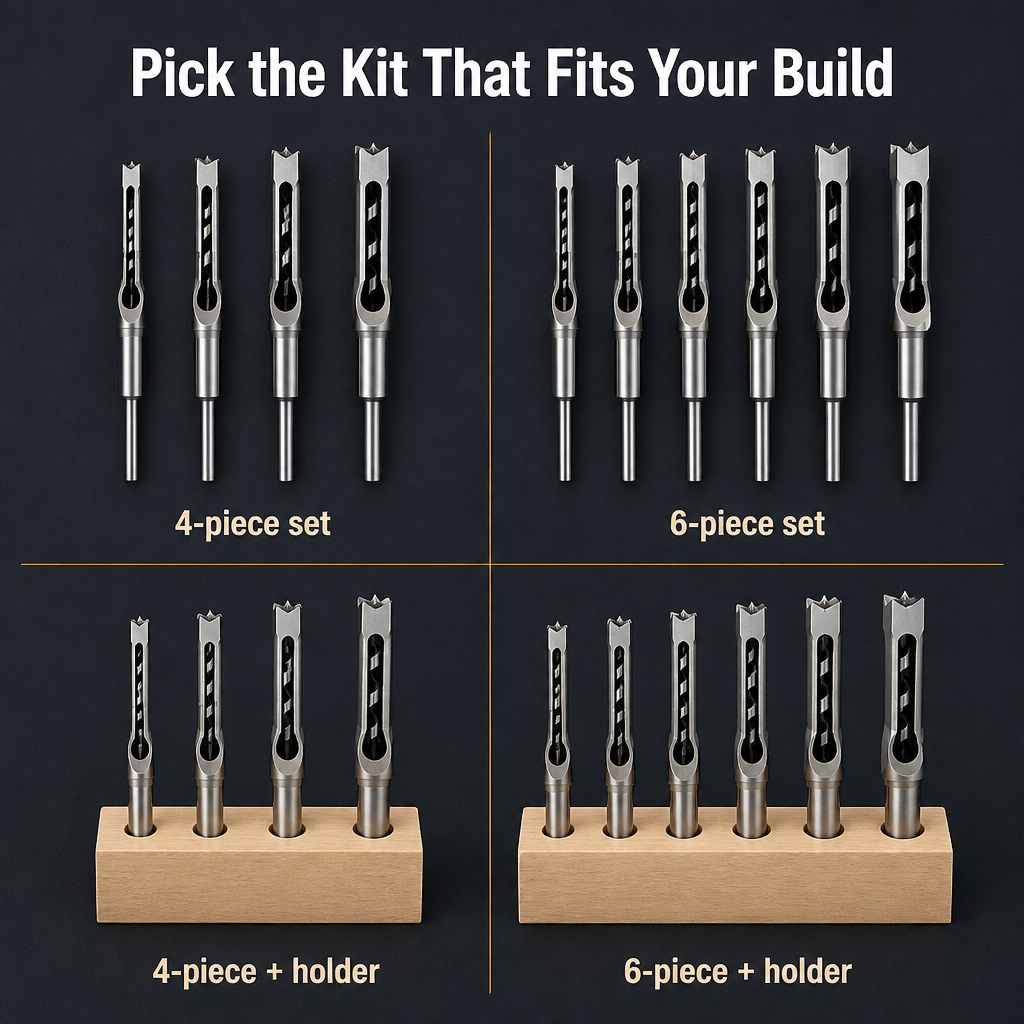 SharpEdge™ — Create Precise Square Mortises Without Hand-Chiseling for Hours