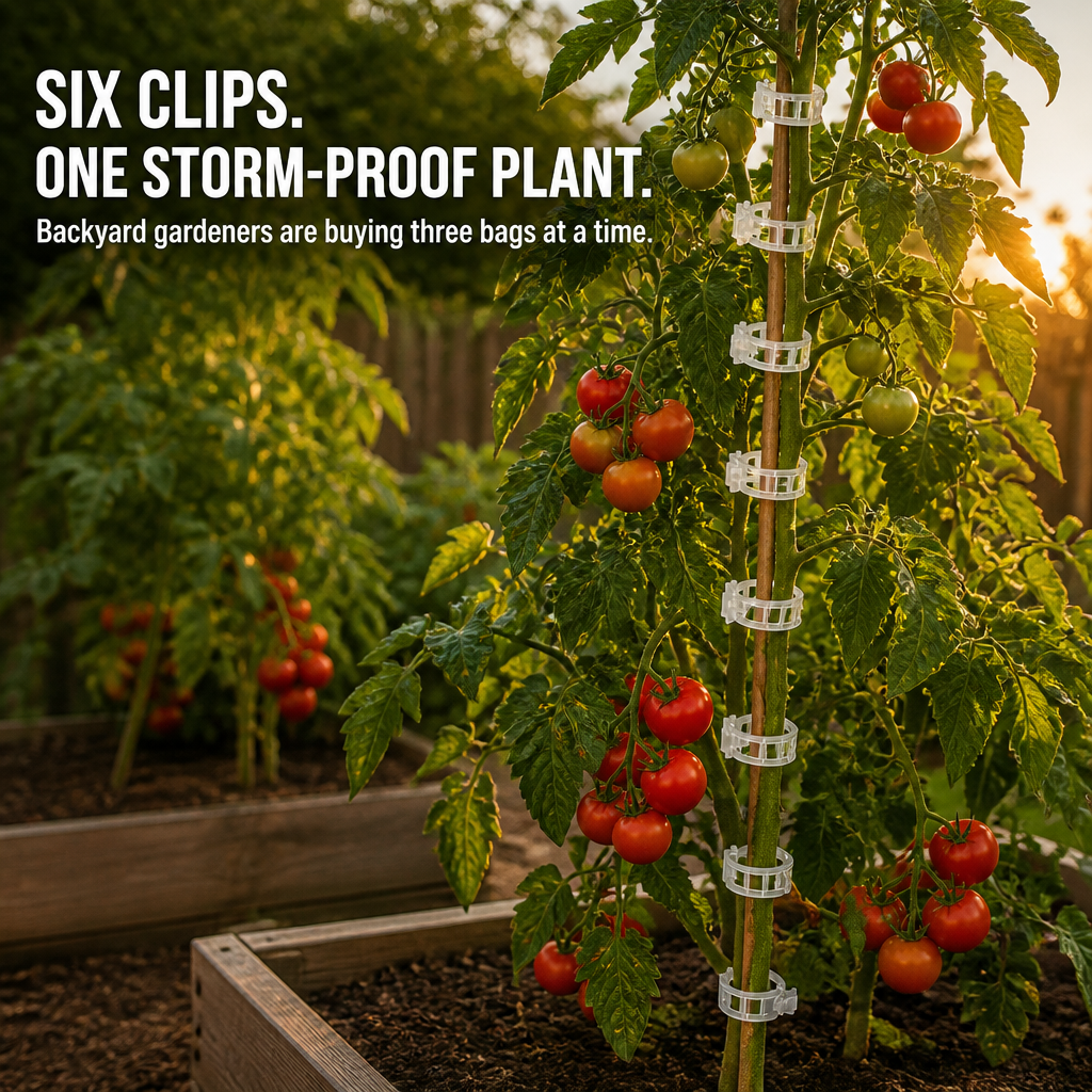 VineGuard™ Clips — Keep Your Vines Strong, Upright, and Unstoppable All Season Long