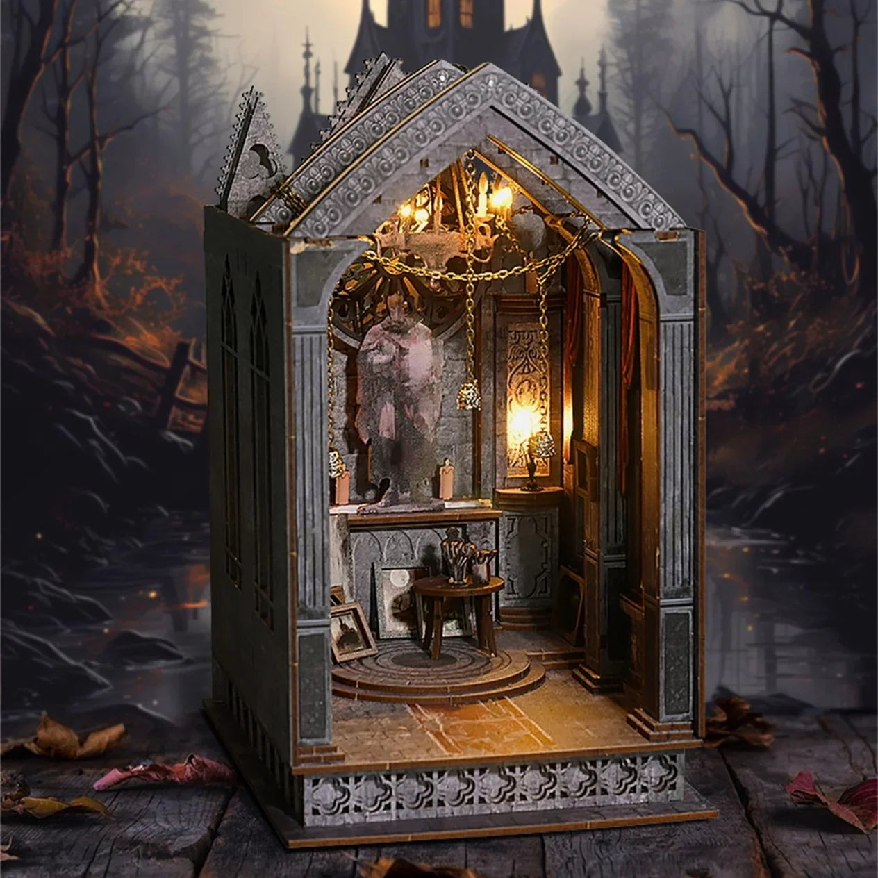 ShadowHaven™ — Transform Your Shelf into a Living, Candlelit Fantasy Realm