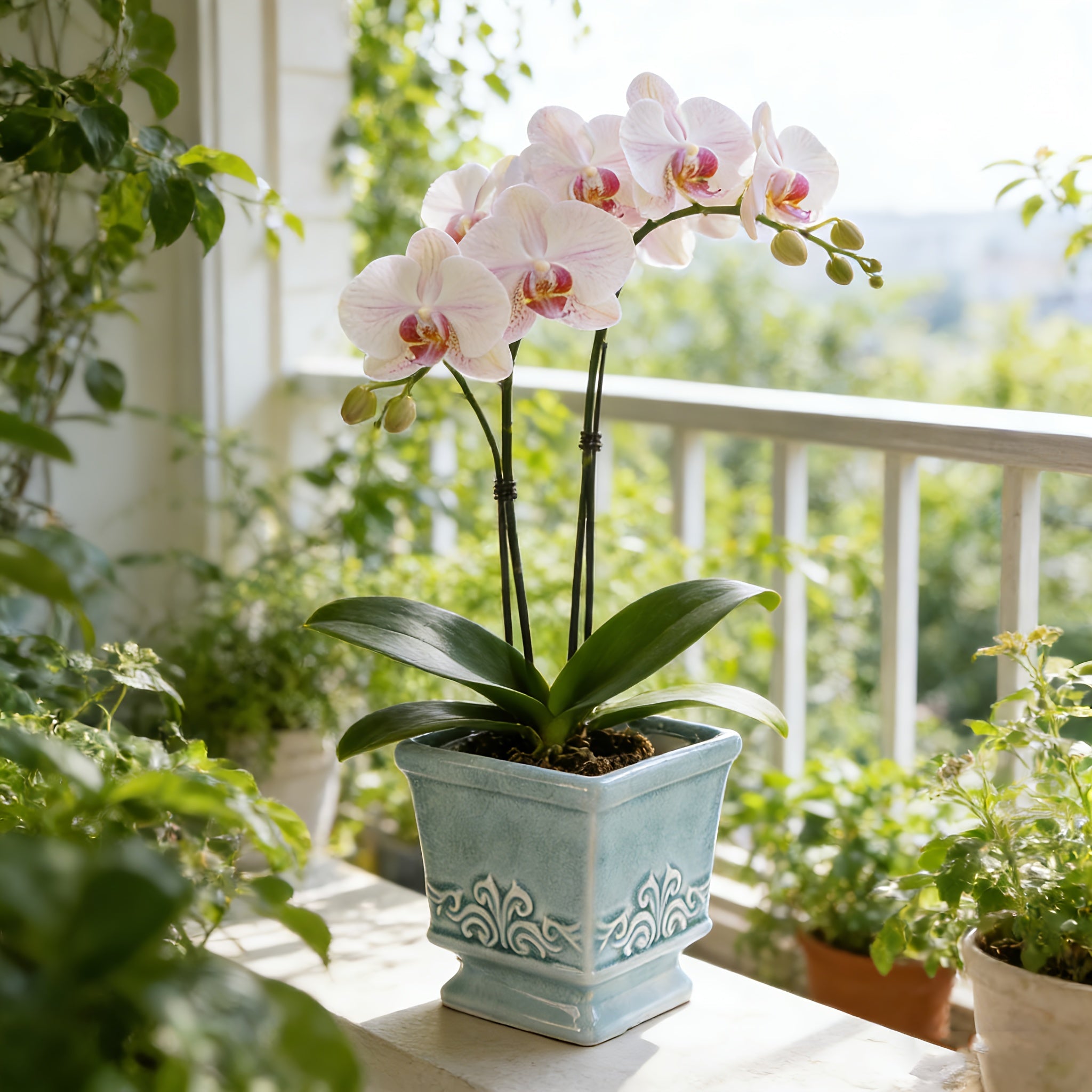 Rustic Elegance – Chic Ceramic Planter for Indoor Greens