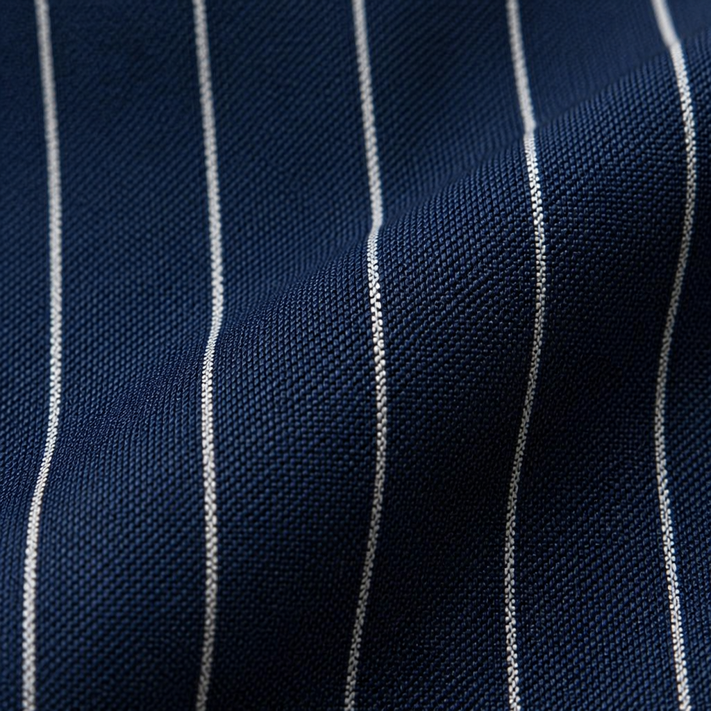 Lumiera™ – Custom Pinstripe Double-Breasted Blazer Suit Set