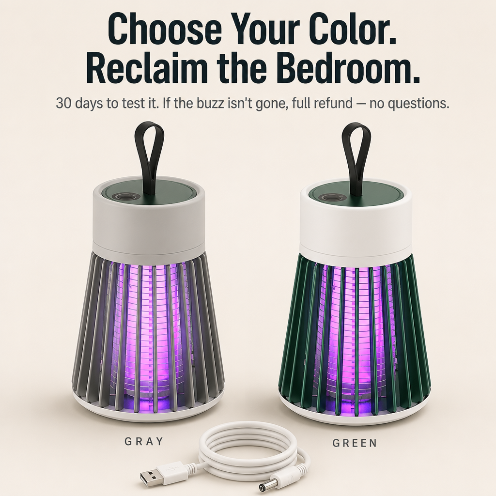 ViraTrapt™ — Gently Draw Mosquitoes Away From Your Bed Using Silent UV Light