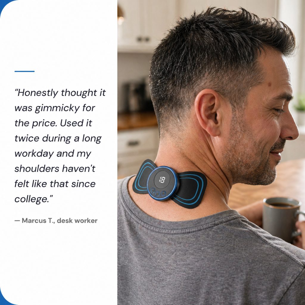 FlexiPulse™ Portable Massager — Dissolve Muscle Stress Anytime for Instant Calm & Vitality