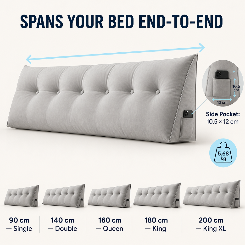 SpinaRest™ — Effortless Back and Neck Support for Cozy, Pain-Free Evenings