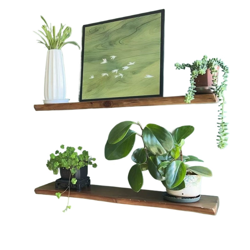Artisan Floating Shelf – Unique Wooden Wall Accent