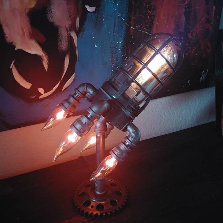 Steam Punk Rocket Light