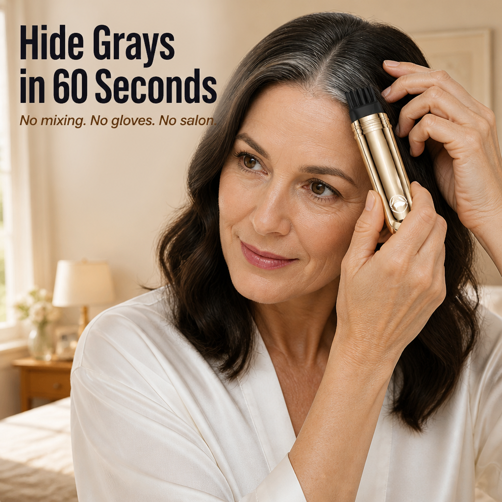 LuxeShade™ — Hide Stubborn Grays in 60 Seconds Without the Salon Mess