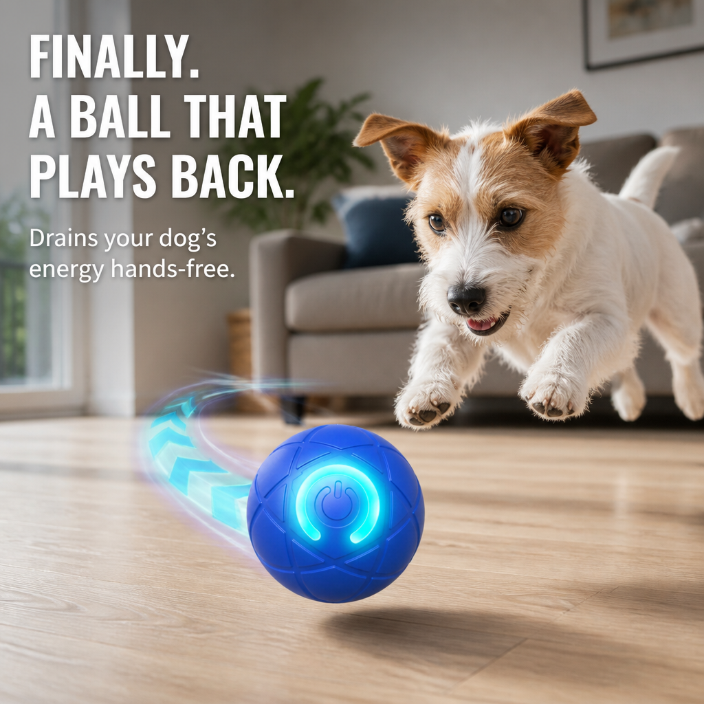 DashRoll™ — Tire Out Your Dog's Energy Hands-Free While You Work