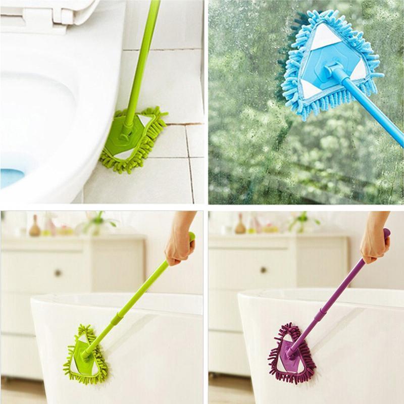 Triangular Mop with 180° Rotating Head for Easy Cleaning