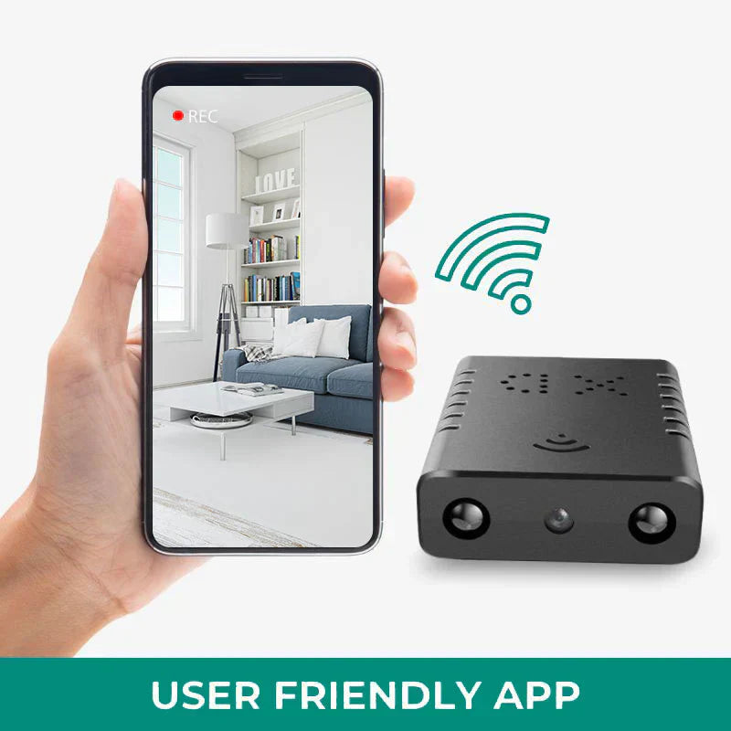 Compact 1080P Covert Camera with Audio and Night Vision