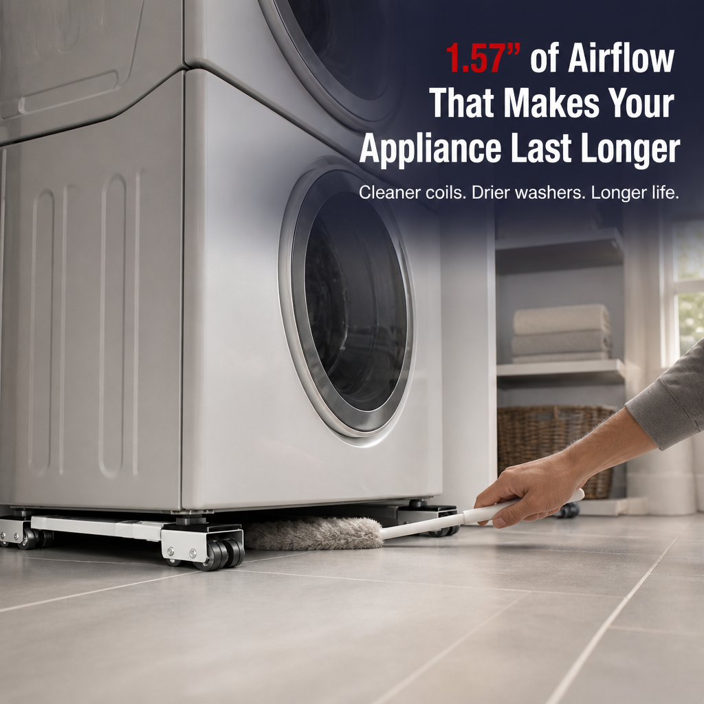 SlideMaster™ — Slide Heavy Appliances Solo with Zero Strain and Total Floor Protection