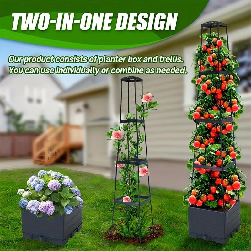 SkyVine™ Tower — Transform Tight Spaces into Towering Gardens That Thrive Effortlessly