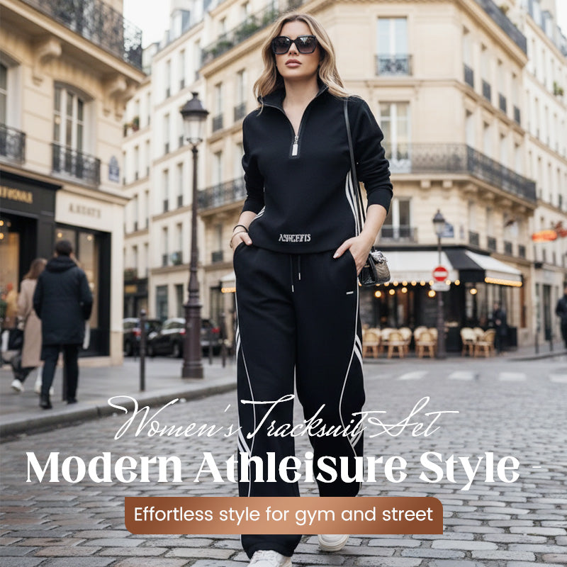 LunaVibe™ Two-Piece Athleisure Set — Luxurious Comfort That Moves With Your Confidence All Day Long