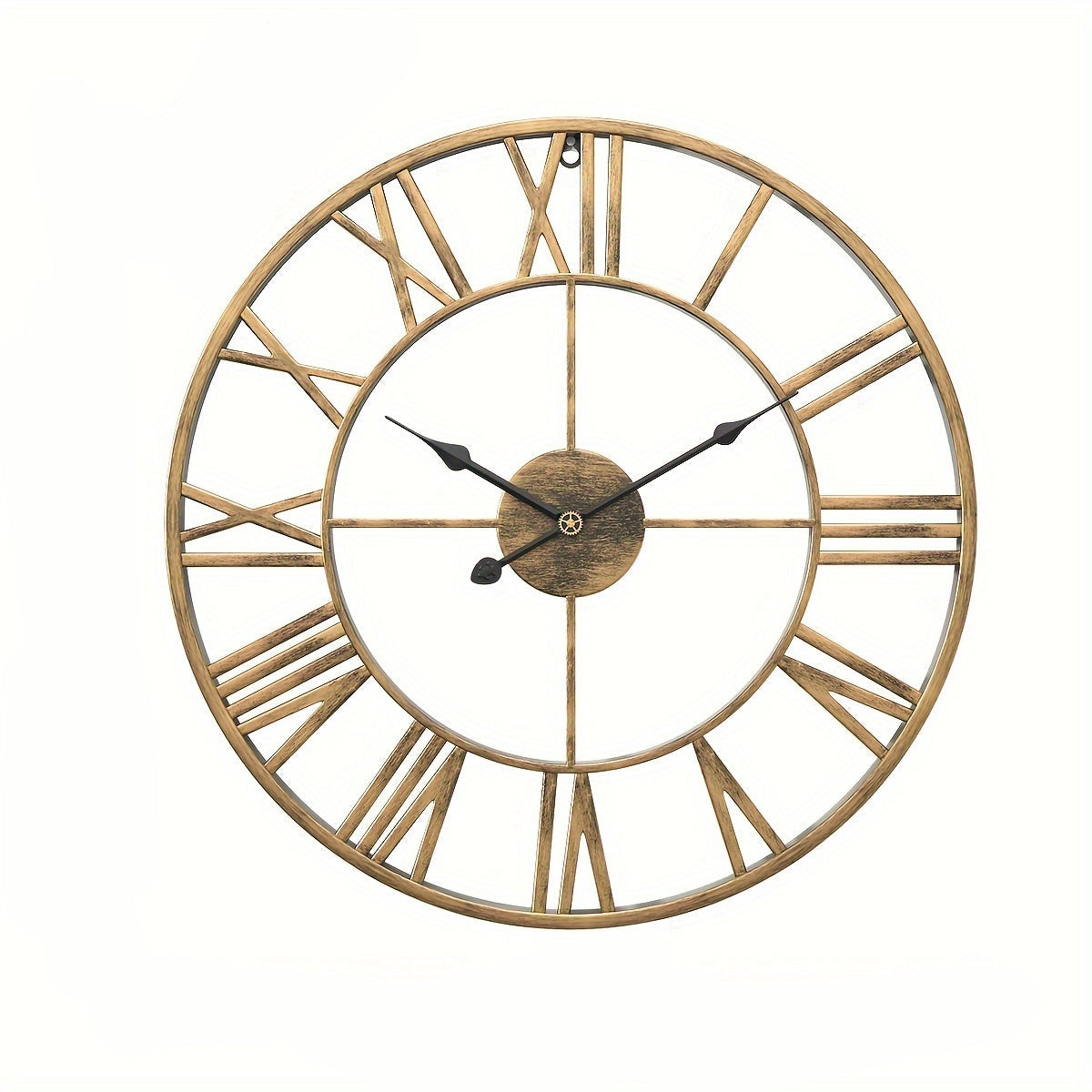 TranquilTime - Elegant Silent Round Wall Clock for Bedrooms