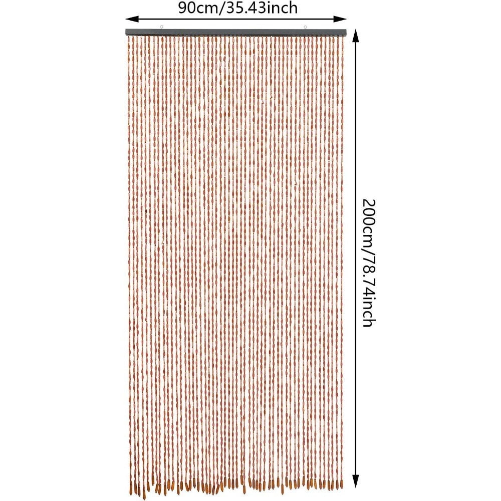 Eco-Friendly Bamboo Bead Curtain for Elegant Doorways