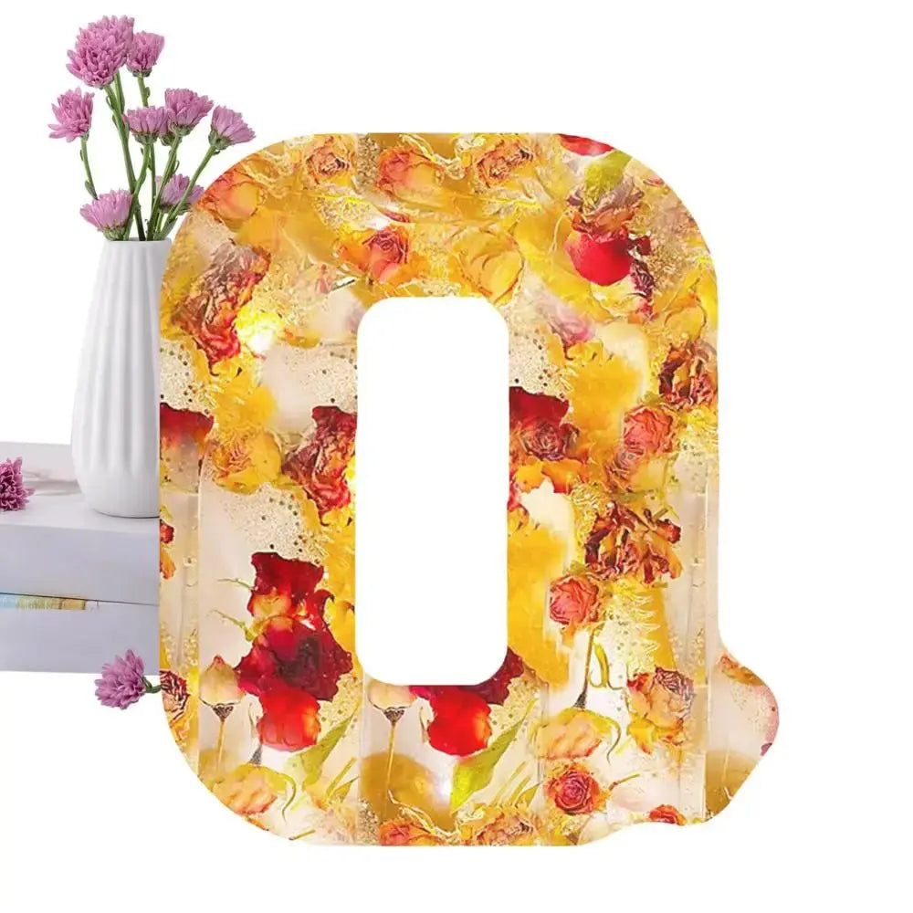 FloraLetter™ — Personalize Your Space with Handcrafted Floral Resin Art