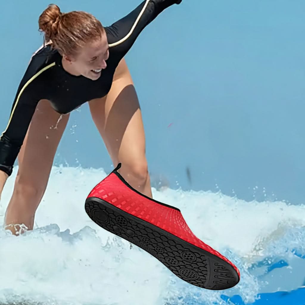 Quick-Dry Water Footwear with Non-Slip Sole for Swimming and Beach