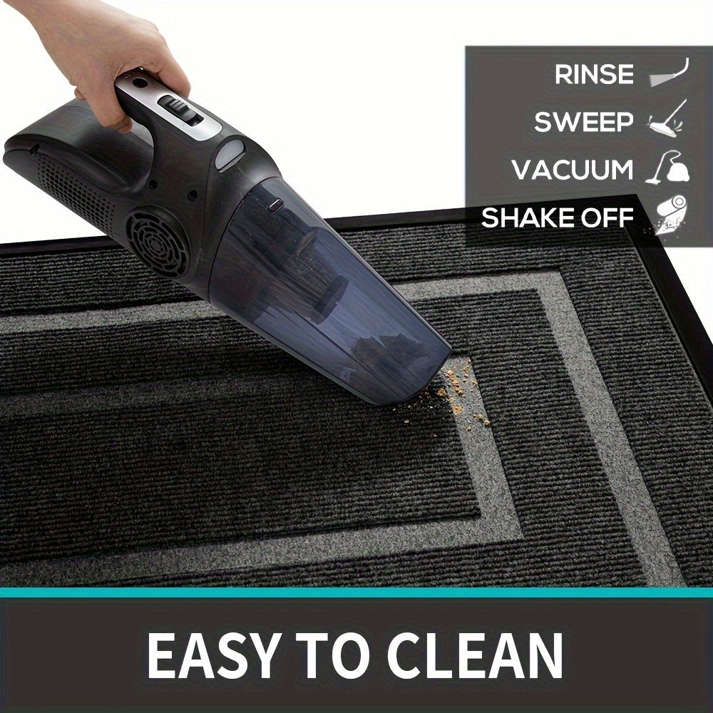 Stylish and Sturdy Welcome Mat for Holiday Entrances