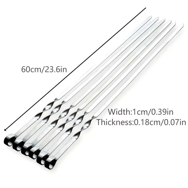 Set of Long Handle BBQ Skewers