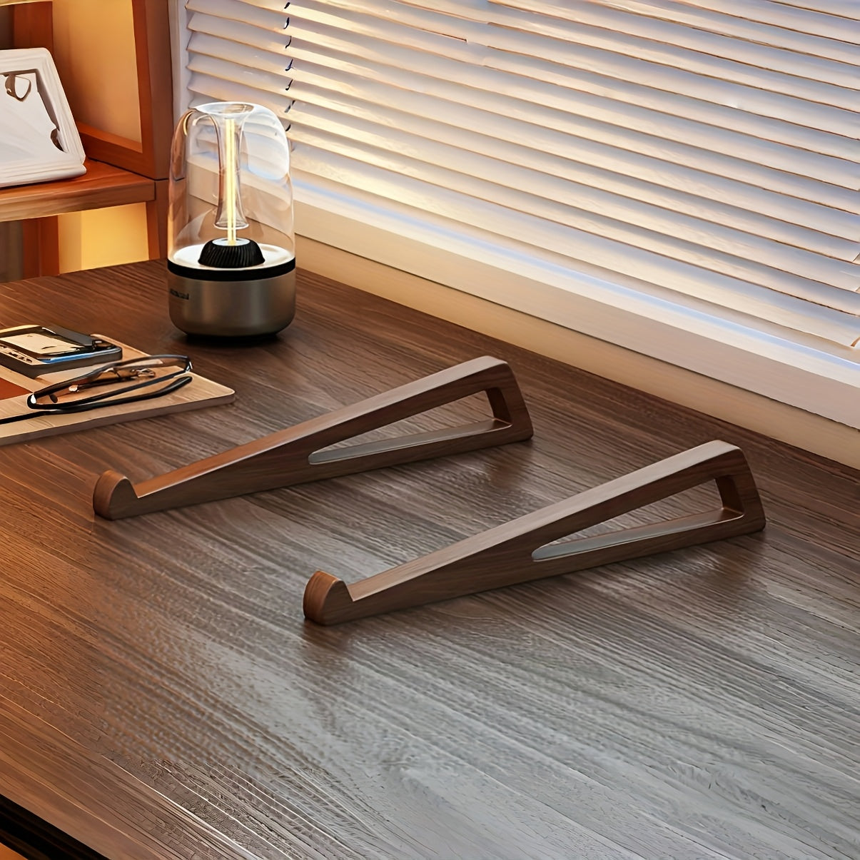 Eco-Friendly Adjustable Bamboo Laptop & Reading Stand