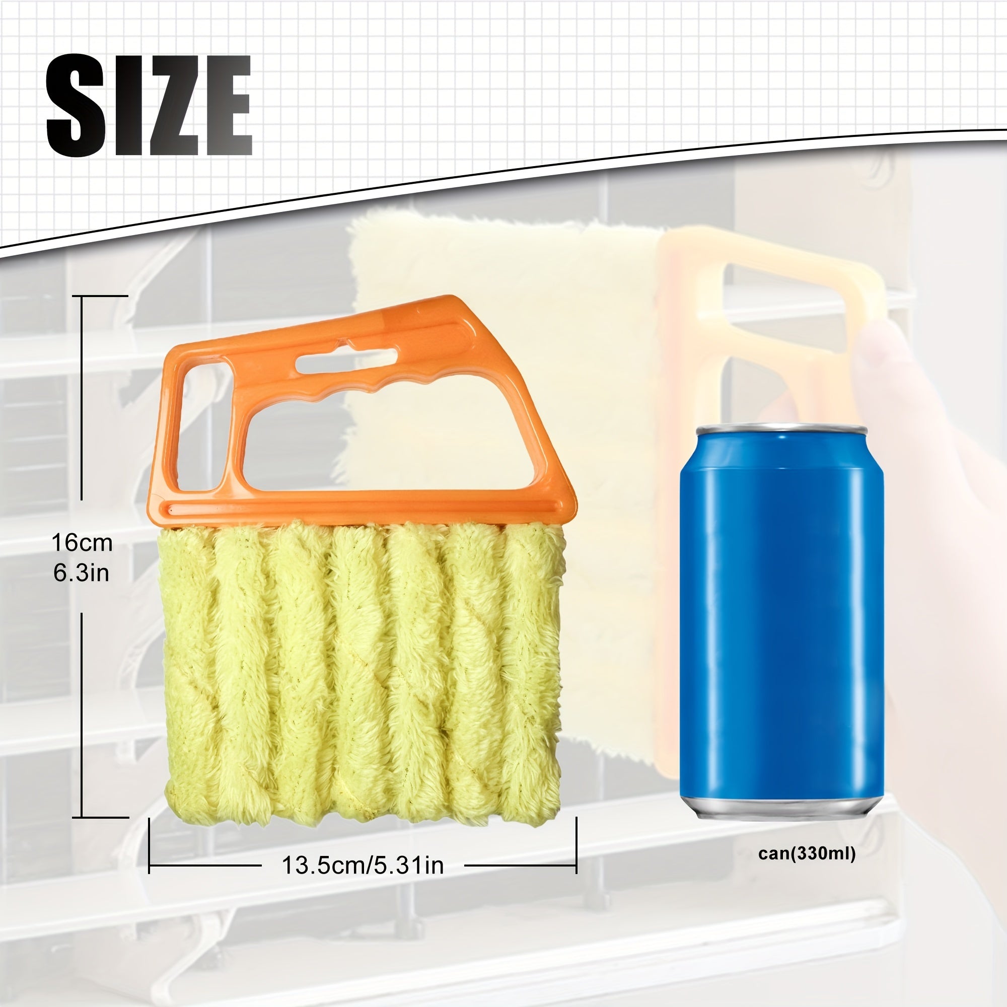 CLEANWAVE - Ultimate Vent and Louver Cleaning Tool with Removable Head