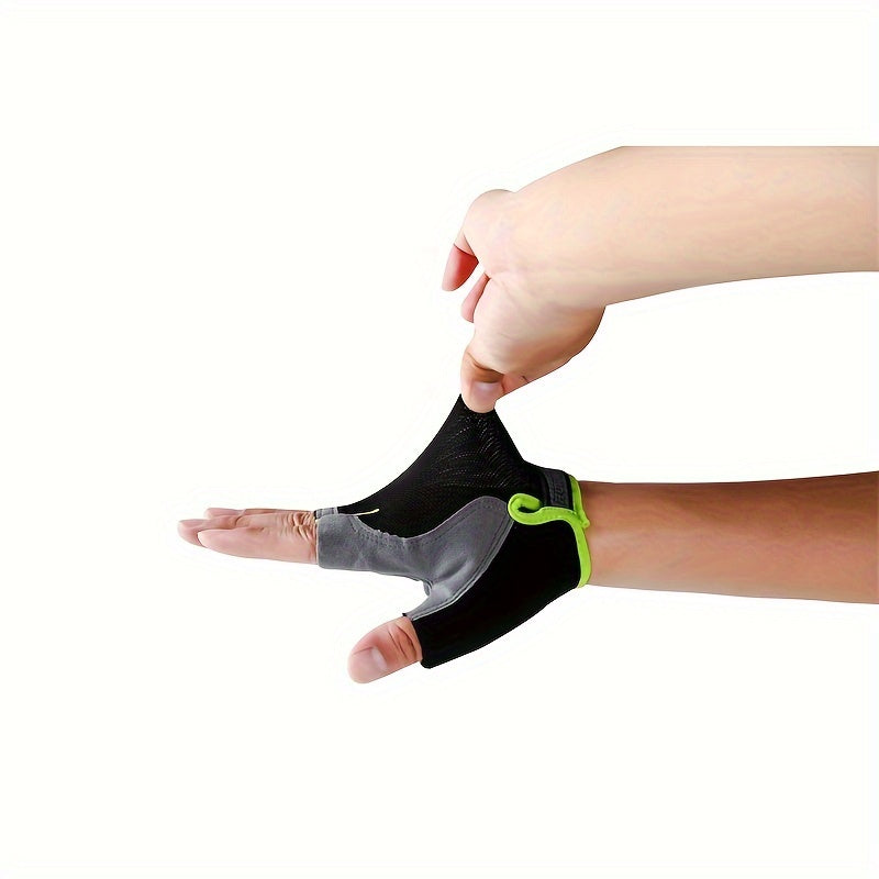 Versatile Outdoor Half Finger Gloves for Active Adventures