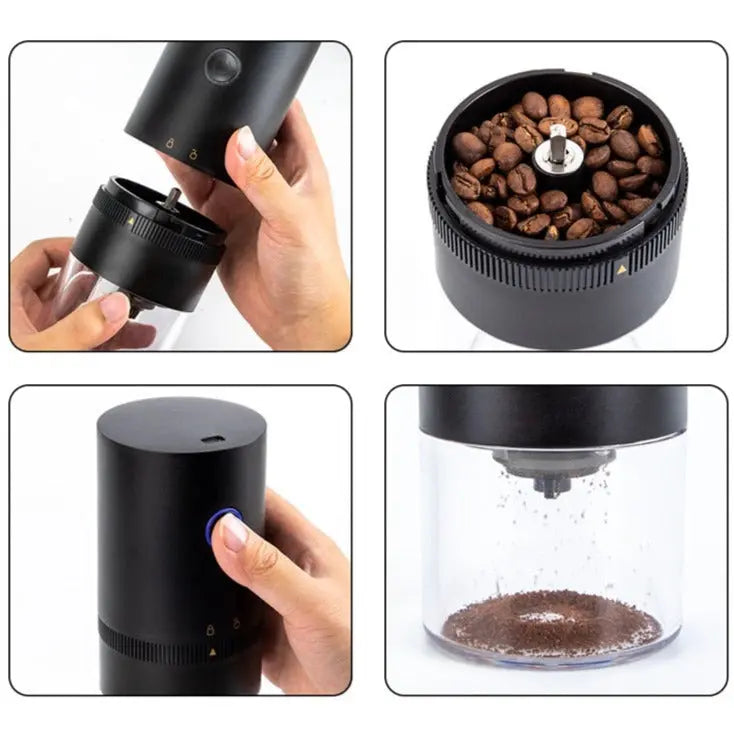 Electric Coffee Mill | Adjustable Grind Levels | USB Rechargeable | KaffeeKompakt