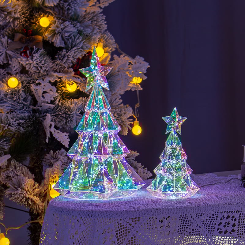 LumaFrost™ RGB Holographic Figures — Ignite Unforgettable Holiday Magic with Vibrant, Ever-Changing Light Shows