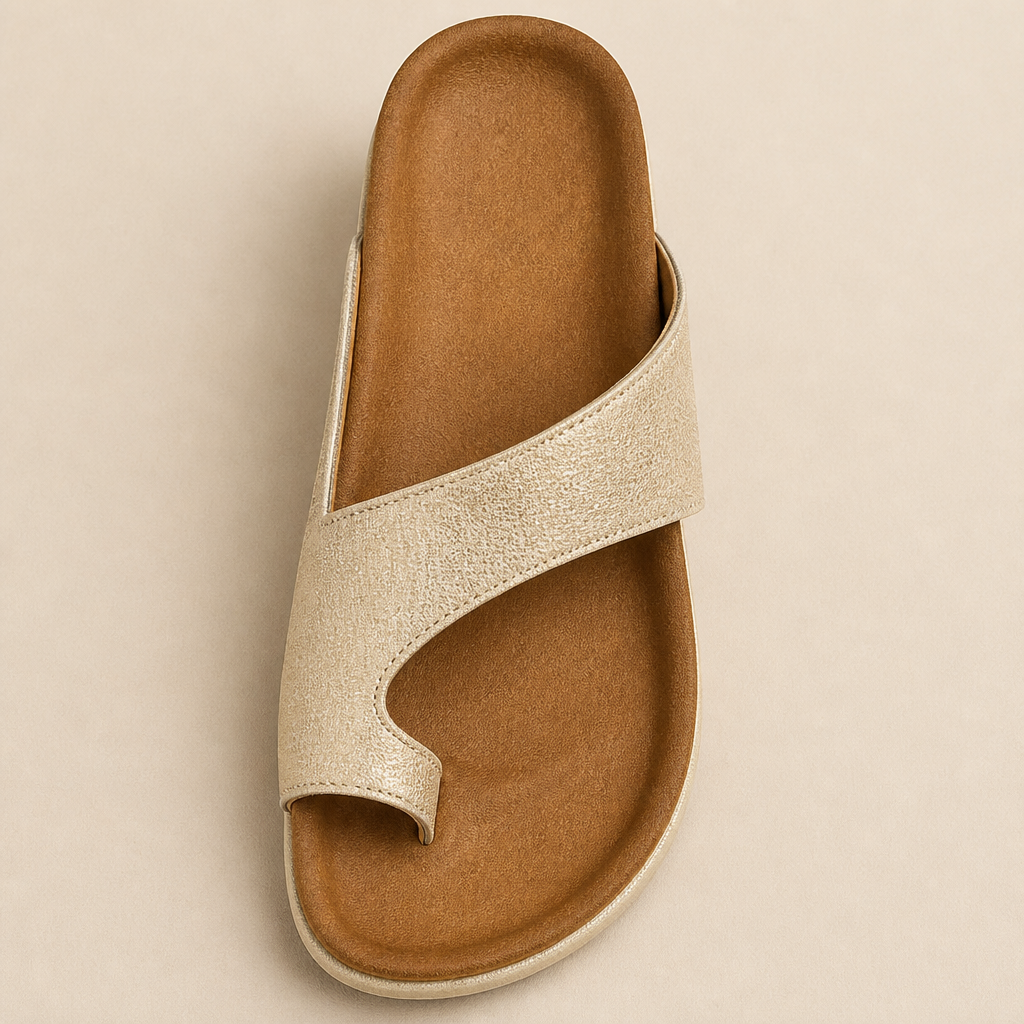Solivra™ – Wedge Sandals for Bunion Relief with Toe-Aligning Strap