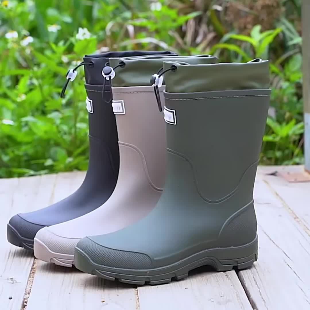 AquaGuard - Sturdy Mid-Calf Waterproof Footwear for All