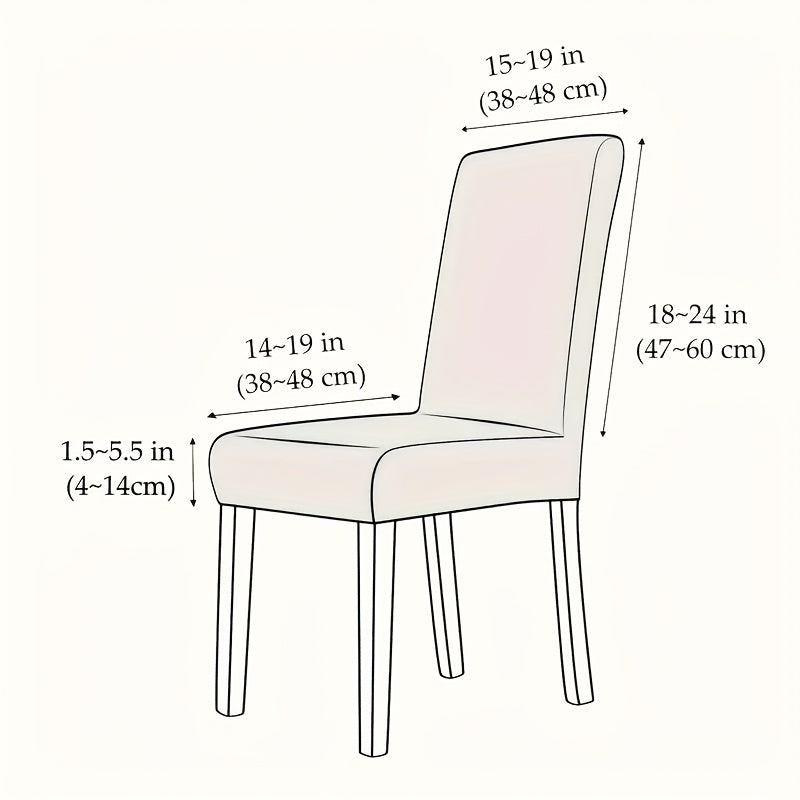 ChicShield – Stylish Elastic Covers for Chair Transformation