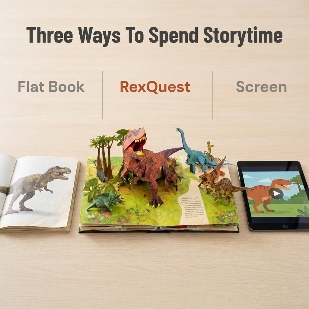 RexQuest™ — Keep Your Dino-Loving Kid Reading Until The Book Wears Out