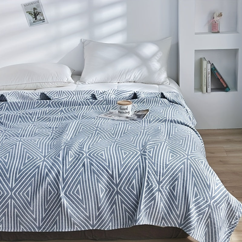 BreezySoft – Lightweight Cotton Blanket for Ultimate Summer Relaxation