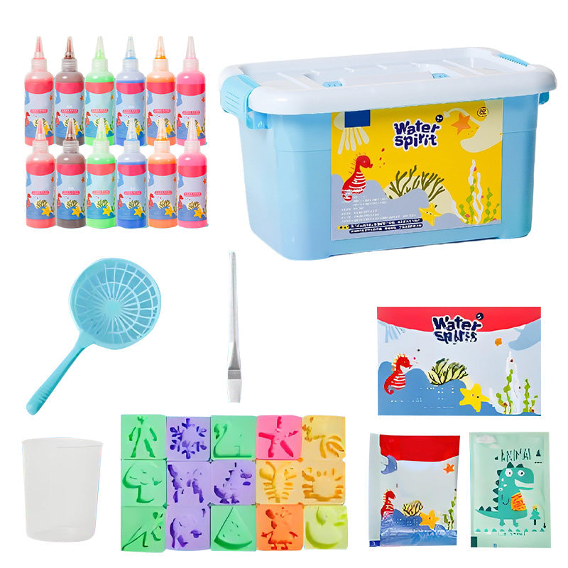 Creative Kids Craft Set with 3D Water Beads for Fun Play