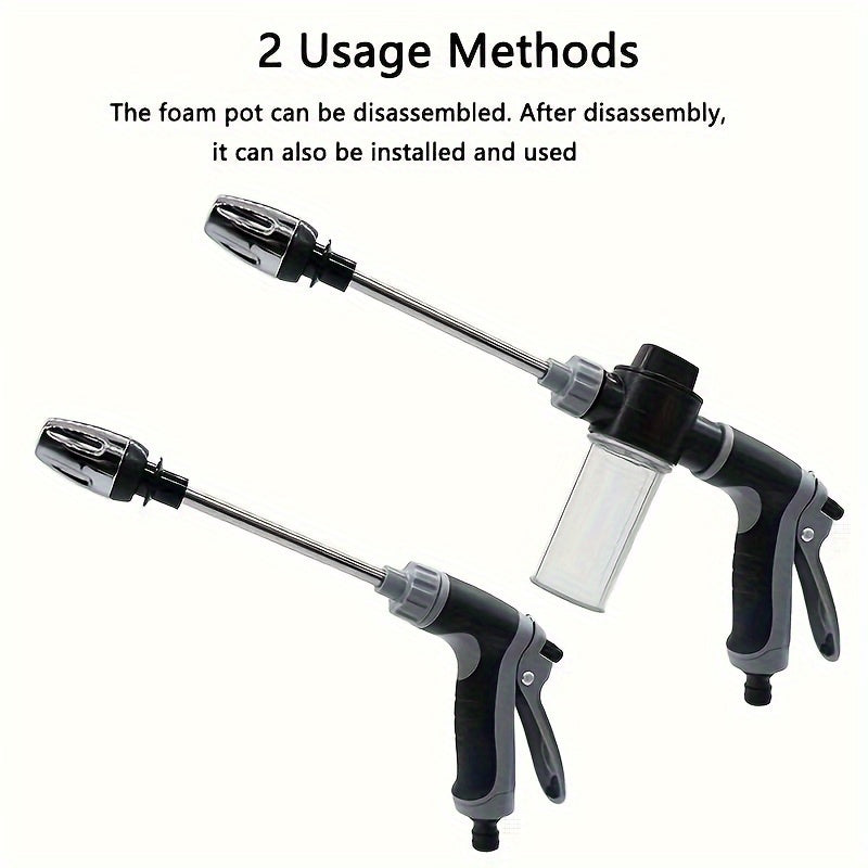 HydroBlast - Versatile High-Pressure Water Sprayer with Foam Attachment