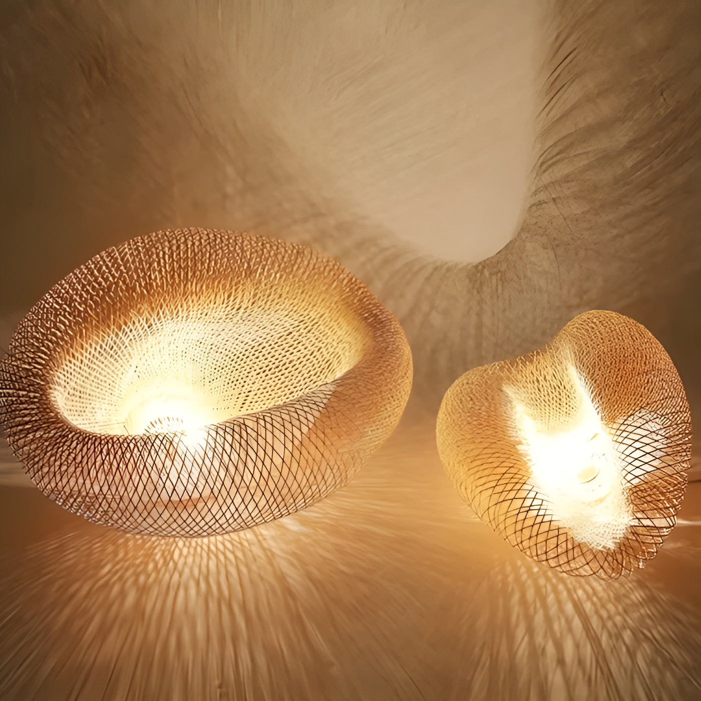 Organic-Style Bamboo Pendant Lamp Featuring Natural Design