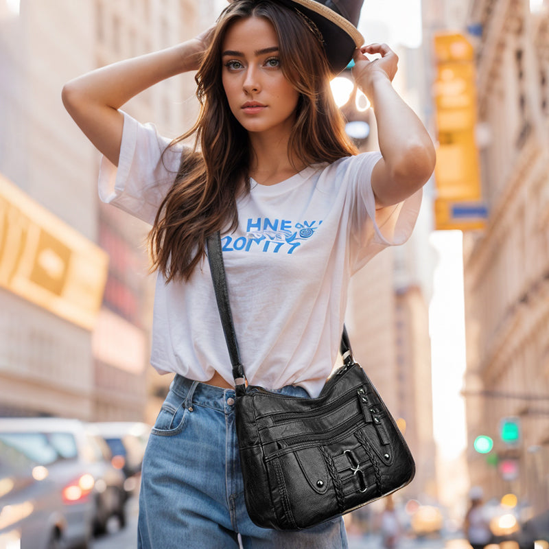 VeroLuxe™ Soft PU Leather Bag — Glide Through Your Day with Unshakable Style and Effortless Control