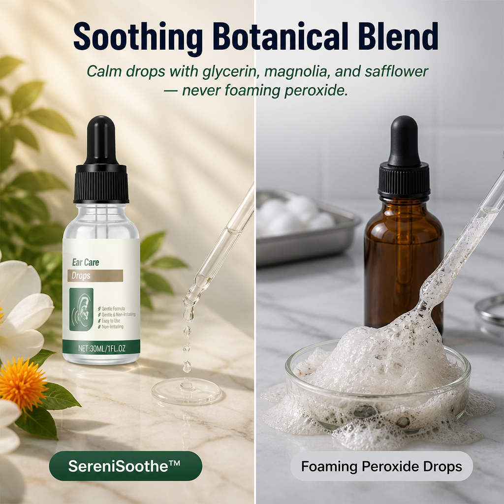 SereniSoothe™ — Soften Tough Earwax and Quickly Clear That Blocked, Muffled Sensation