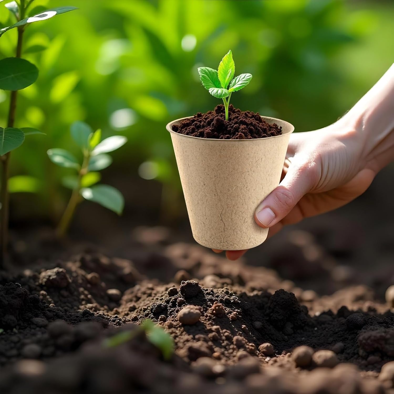 EcoGrow Pots – Sustainable Seedling Starters for Easy Planting