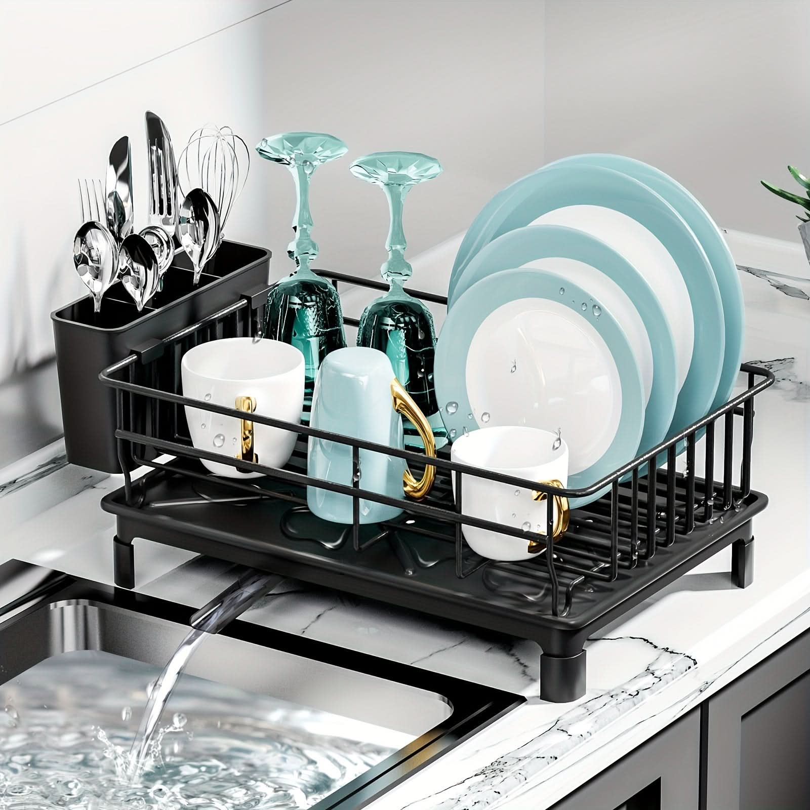 Dish Drying Rack – Kitchen Organizer for Drying Dishes