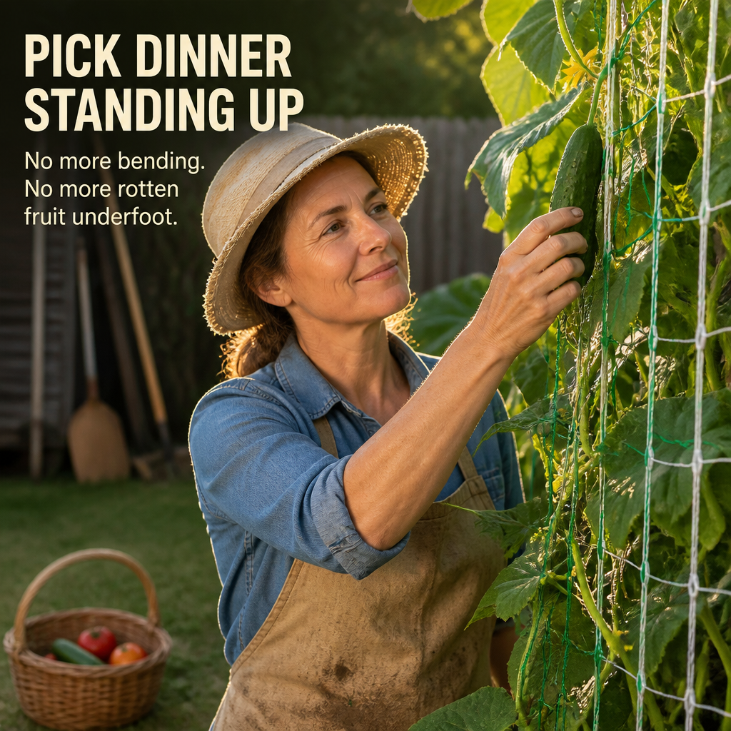 SkyRiseGrid™ — Double Your Yield in Half the Garden Room