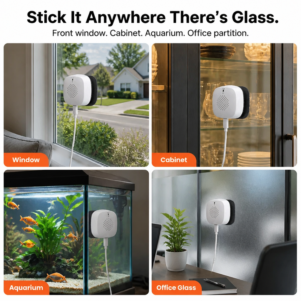 VigilanceEye™ — Mount on Any Window and Monitor Your Porch in 5 Minutes