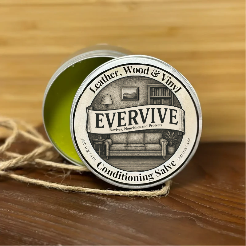 RevitaMend™ Salve — Bring Leather & Wood Back to Life with Touchably Soft, Head-Turning Shine